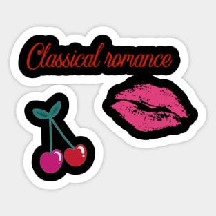 al romance print Sticker